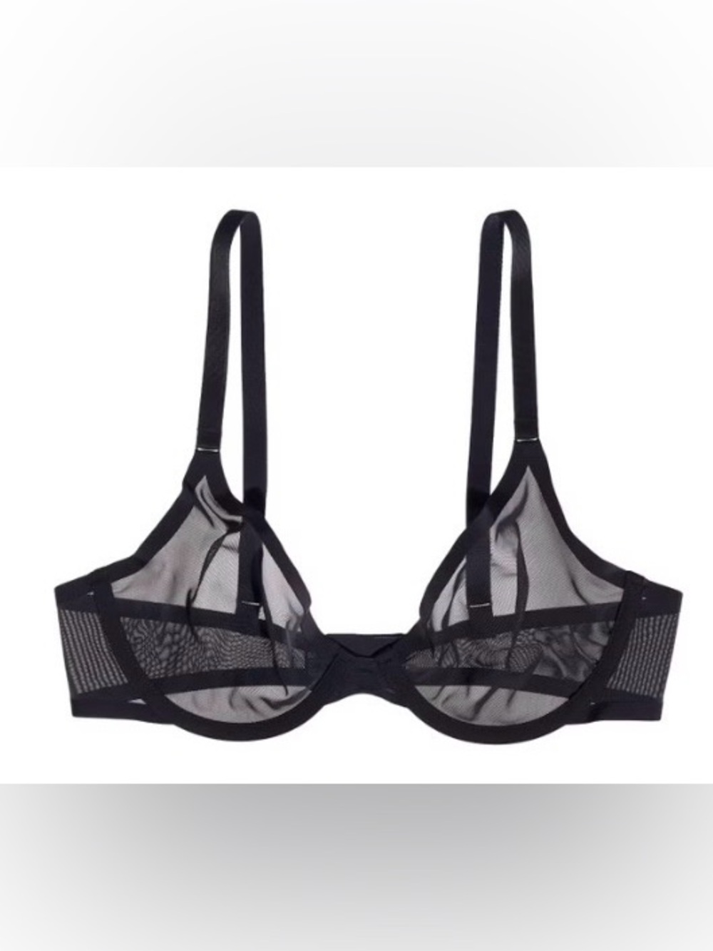 Cuup The Plunge Mesh Bra Sz 34E NWOT
